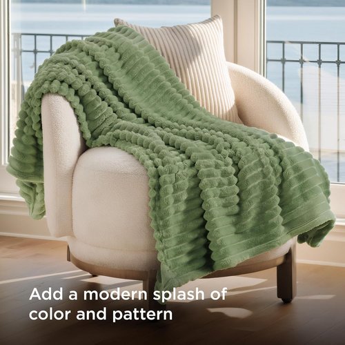 Bedsure GentleSoft Twin Blanket - Super Soft Cozy Fleece Throw for Couch, 60x80 Inches, Perfect for Women & Girls