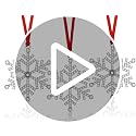 Kersiki Set of 3 Silver Snowflake Christmas Ornaments – Hanging Tree Decor (3, Silver Snowflake)