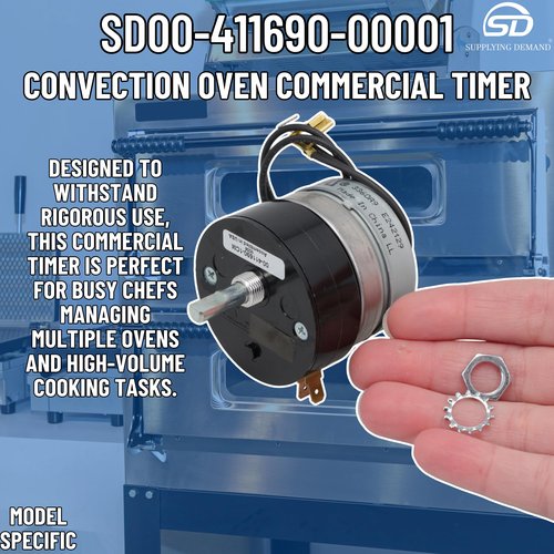 Supplying Demand 00-411690-00001 Convection Oven Commercial Timer - Replaces VH411690-1