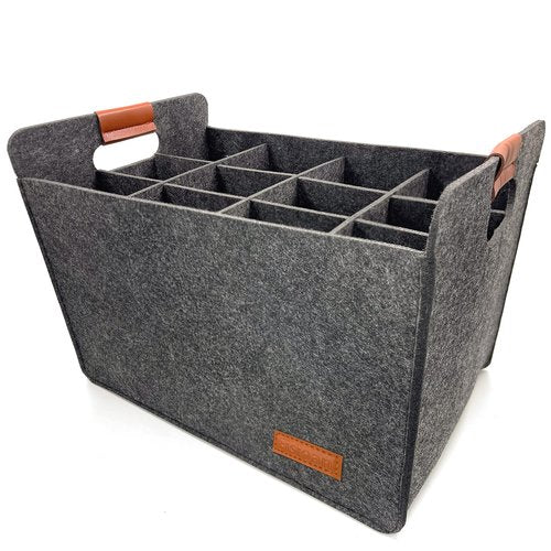 12 Bottle Wine Carrier Carry Case Glasses Vacation Picnic Dinner Party Travel Storage & Organizers for Toys, Shelves, Clothes