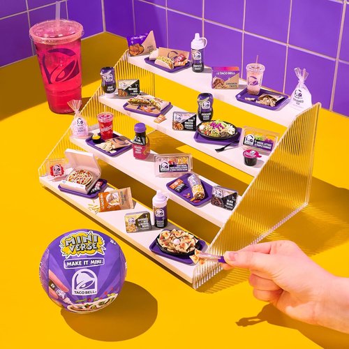 MGA's Miniverse Mini Taco Bell Collectibles - DIY Resin Replicas | 2-Pack for Ages 8+