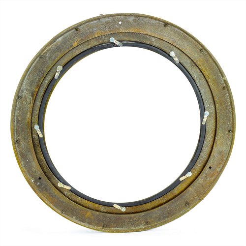 Marine Nautical Store 17" Aluminum Porthole Antique Finish~Port Window Glass Ship Porthole Decor