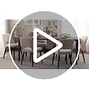 Modern Upholstered Dining Chairs, Set of 4 Green Fabric Chairs