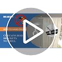No-Drill Adjustable Curtain Rod Brackets, Heavy Duty Adhesive Hooks 6-Pack