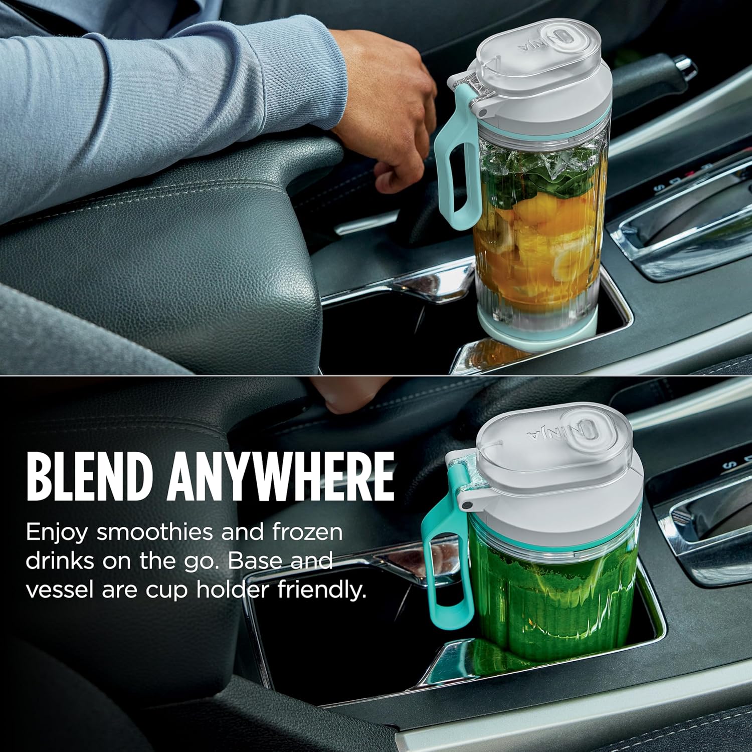 Ninja Blast Max Portable Blender - Cordless Personal Smoothie Maker with 3 Programs | 22 oz Leakproof Vessel, Silver