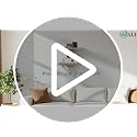 2-Tier Floating TV Wall Shelf for Media Components - Walnut Brown