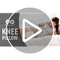 Memory Foam Knee Pillow for Side Sleepers – Sciatica Relief & Alignment