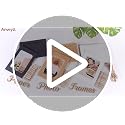 30-Piece Paper Picture Frame Set 4x6 Inch with Jute String and Wooden Clips