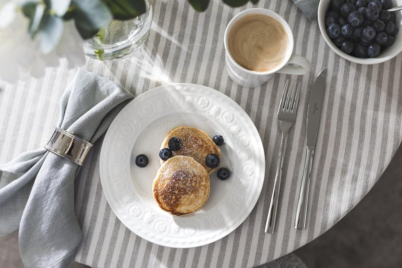 Villeroy & Boch Cellini Breakfast Cup, 11.75 oz, Premium Porcelain, White