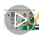 11-Piece Crevice Cleaning Brush Set - Hard Bristle Detail & Grout Cleaner