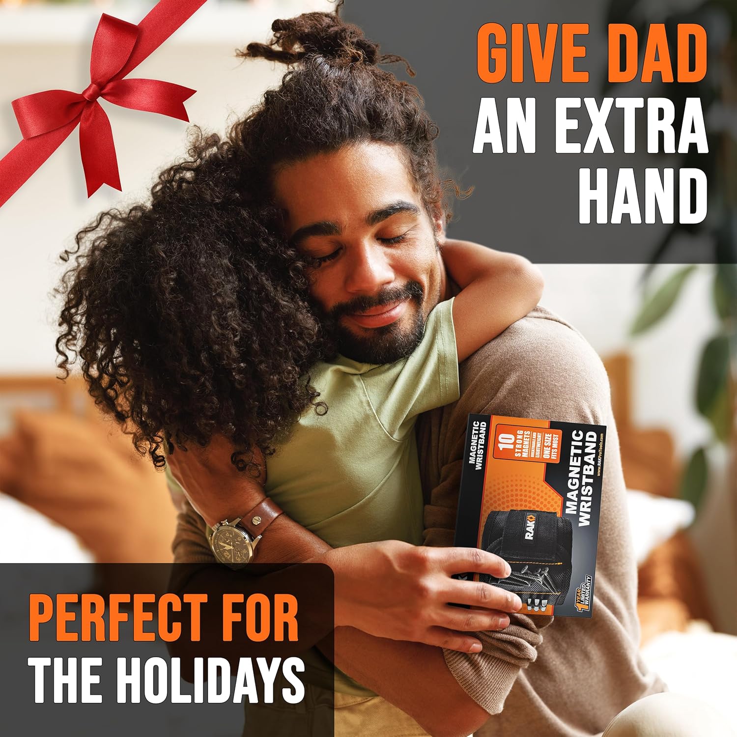 RAK Magnetic Wristband - Premium Tool Belt for Holding Screws & Nails | Perfect Gift for Men & Handyman