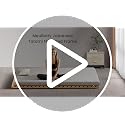 Foldable Solid Wood Floor Bed Frame for Twin Mattress - Tatami Style