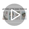 Blue Kitchen Towels Set of 4 - 18x26 Inch Absorbent Dish Towels for Cooking & Cleaning