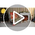 Xmas Tree Christmas Throw Blanket 50x60 Soft Knit Holiday Couch Blanket