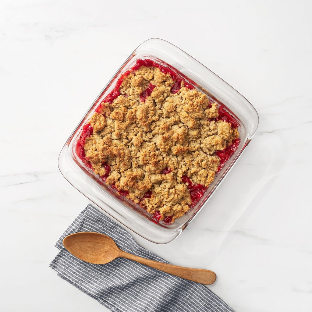 OXO Good Grips Glass Baking Dish Set - Freezer-to-Oven Safe, 3 Qt & 2 Qt with Lids, Clear