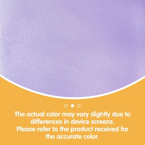 BRILLMAX 10 Pack Lavender Tablecloths 70 x 120 Inch for 6ft & 8ft Rectangle Tables - 150 GSM Polyester Fabric, Universal Fit, Water, Stain & Wrinkle Resistant Cloth Cover for Wedding Banquet Dining