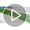 Waydress 4 Pcs Tropical Palm Leaf Table Runners 72 Inch Long - Natural Fake Leaf Decor for Party & Event