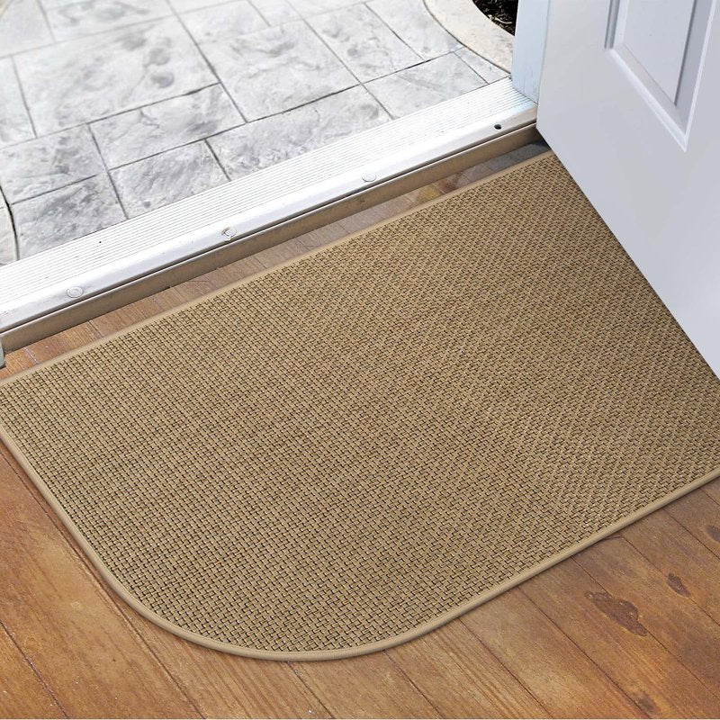 KIMODE Kitchen Mat 20" x 59",Farmhouse Runners Rugs Non Skid Washable,Cushioned Floor Mats for Hallway,Absorbent Kitchen Carpet for Laundry Doorway,Bathroom,Office,Dark Grey