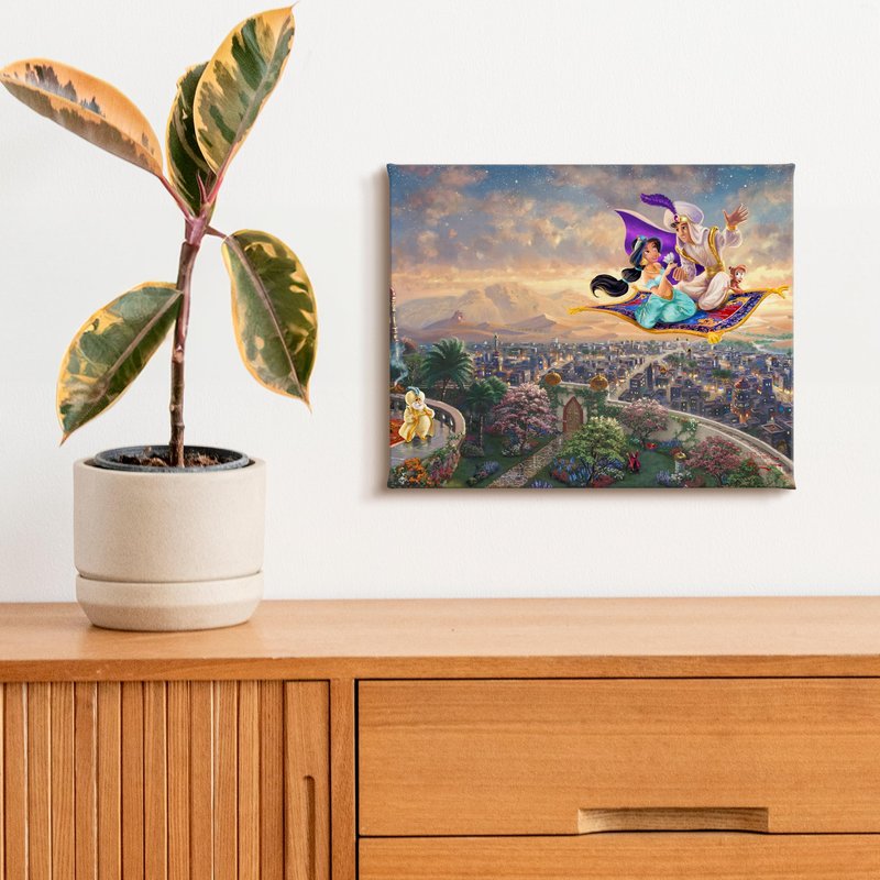 Thomas Kinkade Studios Aladdin 8 x 10 Gallery Wrapped Canvas