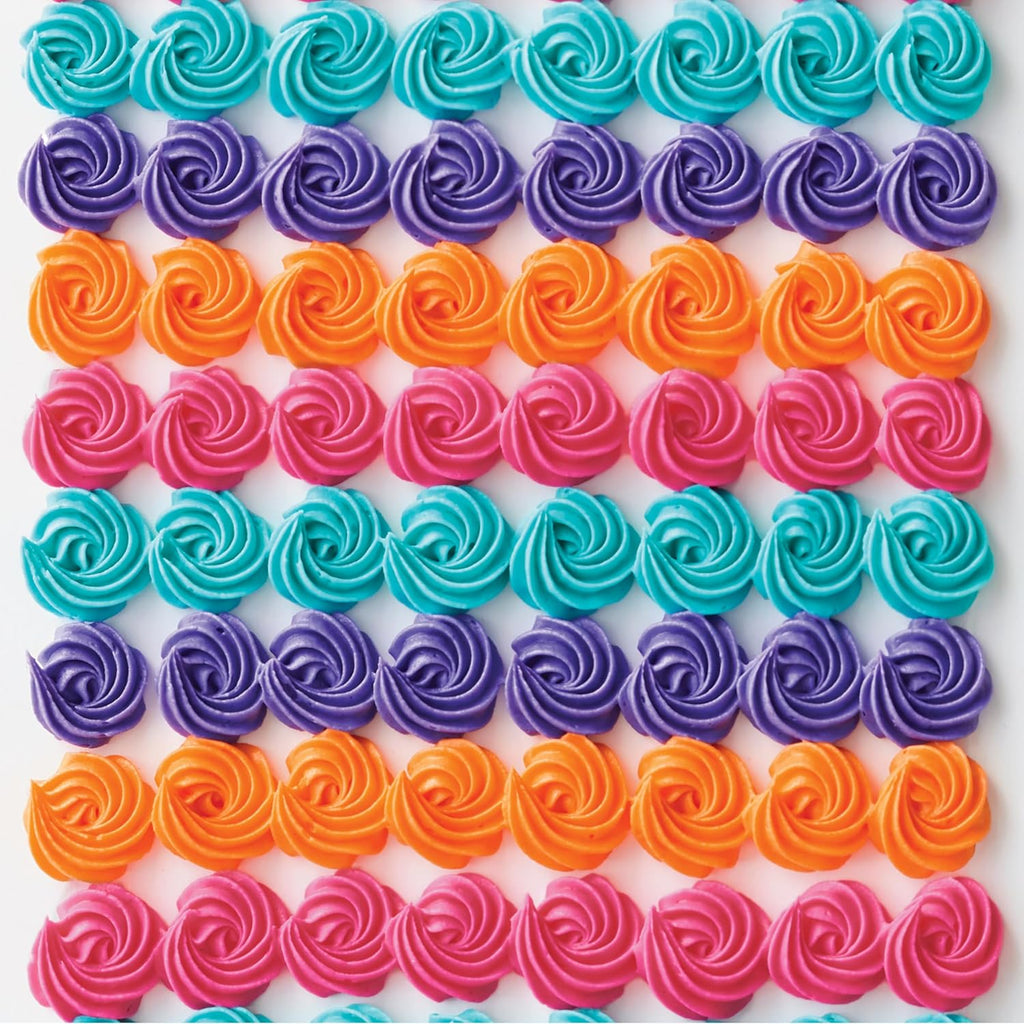 Wilton Neon Food Coloring Gel - Vibrant Gel-Based Icing Colors Set | Magenta, Orange, Teal & Purple - 4-Count