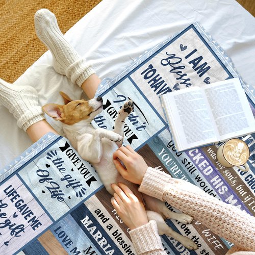 Unique Gifts for Future Daughter in Law - 80"x60" Blanket, Perfect for Birthday or Wedding