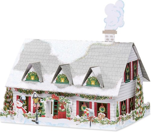 American Greetings Christmas Decoration - Magic Moments Winter House | Festive Holiday Charm