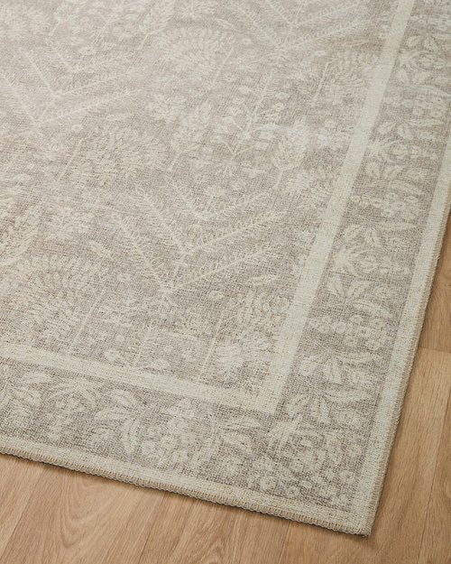 Loloi Rifle Paper Co. Maison Collection MAO-02 Bough Natural 2'-6" x 7'-6", .19" Pile Height, Runner Rug