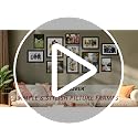 8x10 Black Picture Frames (Set of 4) with Mat for Wall & Tabletop