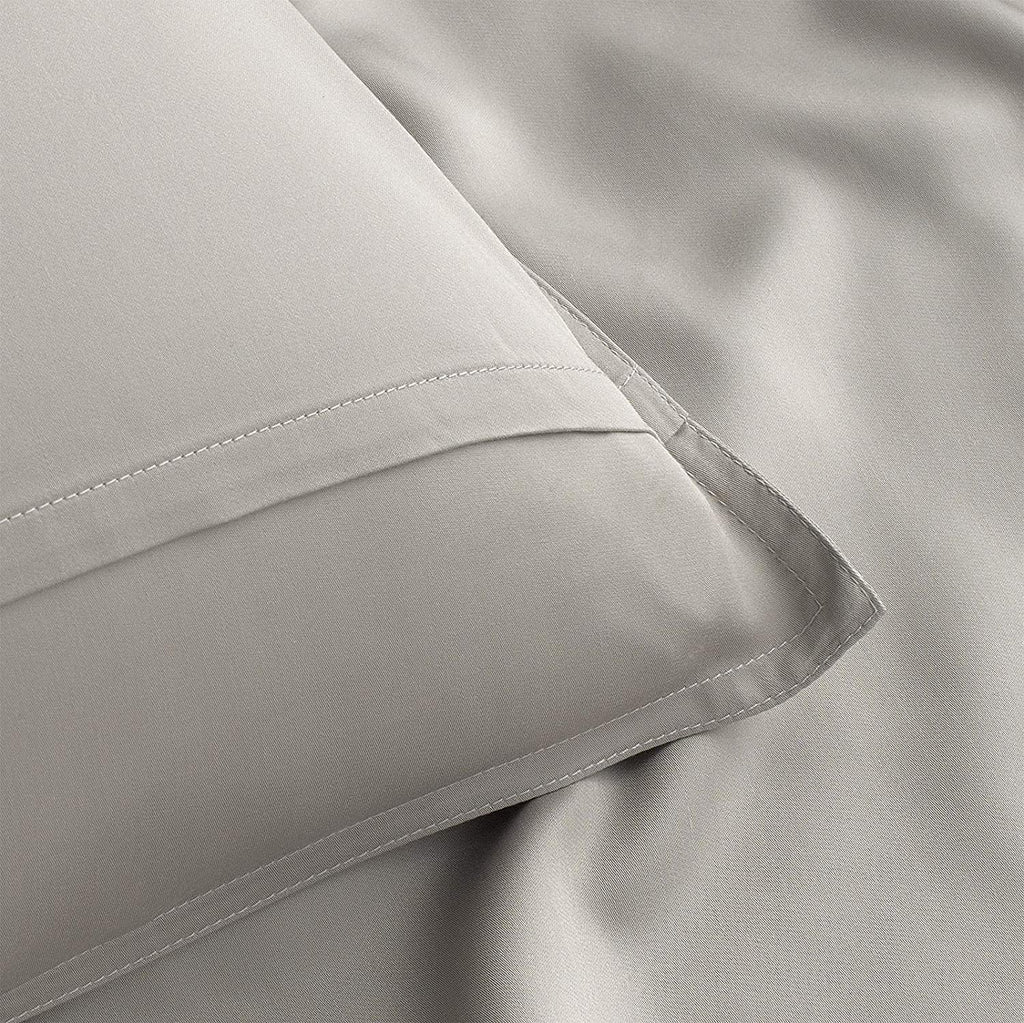 Pure Bamboo California King Sheets - 100% Organic Viscose Bed Sheet Set, Soft & Cooling, Striped Design