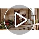 Bucherry 2 Pcs Rattan Christmas Trees Rustic Woven Decor Brown Variation