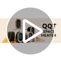 1200W Ceramic Space Heater, Portable Quiet Electric Indoor Heater