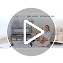 3-in-1 Baby Bedside Sleeper Bassinet with Wheels & Rocking Mode - Gray