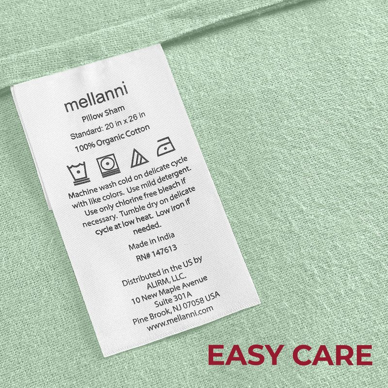 Mellanni Duvet Cover Flannel Set - Soft 100% Organic Cotton Bedding Sets & Collections - Button Closure & Corner Ties (Queen, Gray)