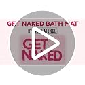 Get Naked Bath Mat Pink Blush Microfiber Non-Slip Rug 31" x 20"