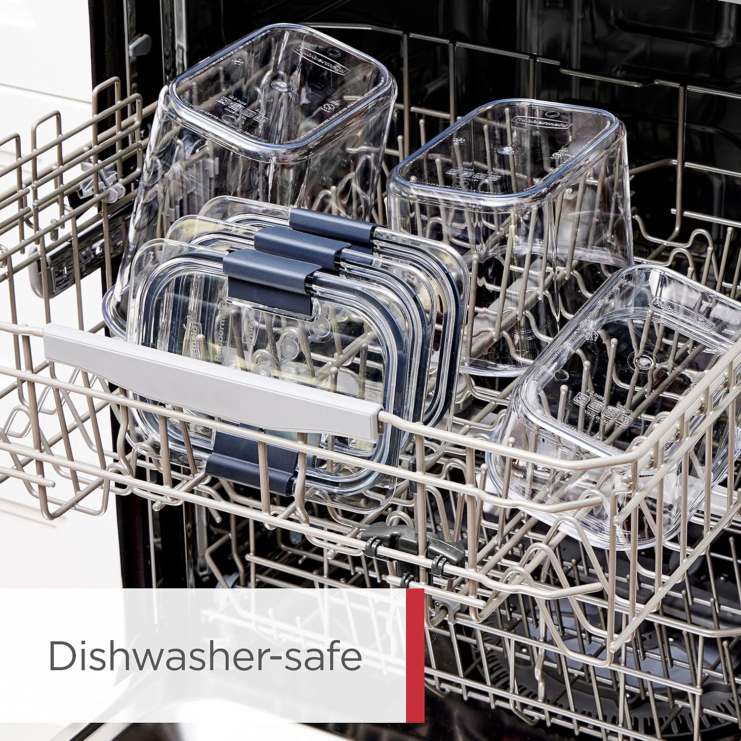 Rubbermaid Brilliance Airtight Food Storage Containers - BPA-Free Set of 20 with Lids & Scoops