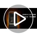 Portable Electric Space Heater 1500W Ceramic Room Heater with Thermostat