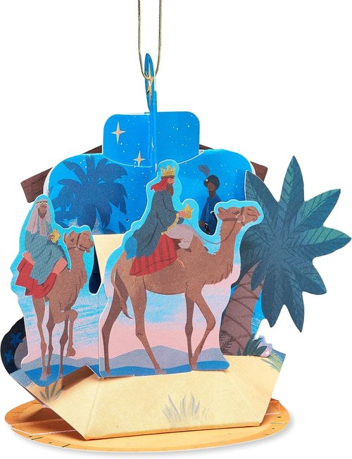 American Greetings Magic Moments Christmas Ornament - Religious Manger Decoration for Holiday Cheer