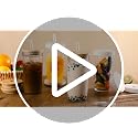 24 oz Glass Mason Jar Cups with Lids and Straws - 4 Pack Iced Coffee Set