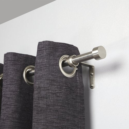 Umbra Cappa Curtain Rod, Includes 2 Matching Finials, Brackets & Hardware, 72 to 144-Inches, 2-Pack