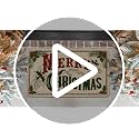 Merry Christmas Doormat 17x36in | Non-Slip Indoor/Outdoor Front Door Mat - Burlap Backing