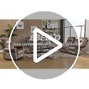 2-Seater Manual Reclining Loveseat with Center Console and Cup Holders
