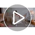 CHITA Power Swivel Glider Recliner Chair Medium Linen for Nursery & Living Room