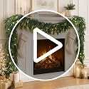 9ft Pre-Lit Norfolk Pine Christmas Garland with 70 LED Lights - Real Touch