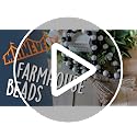 Rustic Wood Bead Garland with Jute Tassel - Farmhouse Tiered Tray Decor