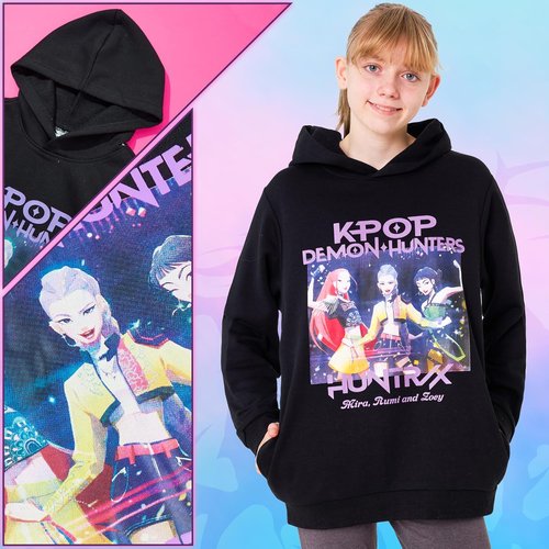 KPop | Demon Hunters Hoodie - Officially Licensed Cozy Pullover Sweatshirt for Girls & Teens
