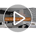 Cordless Zebra Roller Window Shades - Dual Layer Light Control (24" x 72")