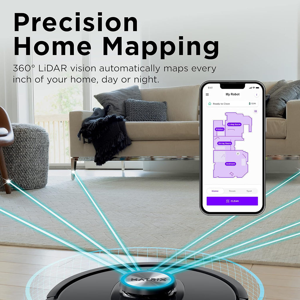 Shark R-RV2310AE Matrix Self-Empty Robot Vacuum - 45-Day Capacity for Carpets & Hard Floors | Certified Refurbished