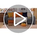 Fall Pillow Covers 18x18 Set of 2 - Soft Plush Rust Pumpkin Cushion Cases
