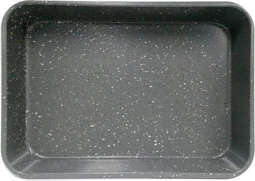 CasaWare Grande Lasagna Pan - Extra Large 18 x 12 x 3-Inch, Ceramic Coated Non-Stick | Silver Granite