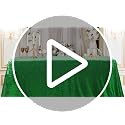 Green Sequin Tablecloth 50x50in Overlay Table Linen for Christmas Party